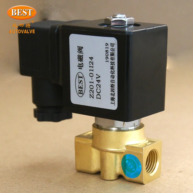 Valve Z201 Z211 Brass 100bar 2 Way 1/4 1/8 Inch DC AC 12V 24V 220V 110v High Pressure 220 Volt Solenoid Valve