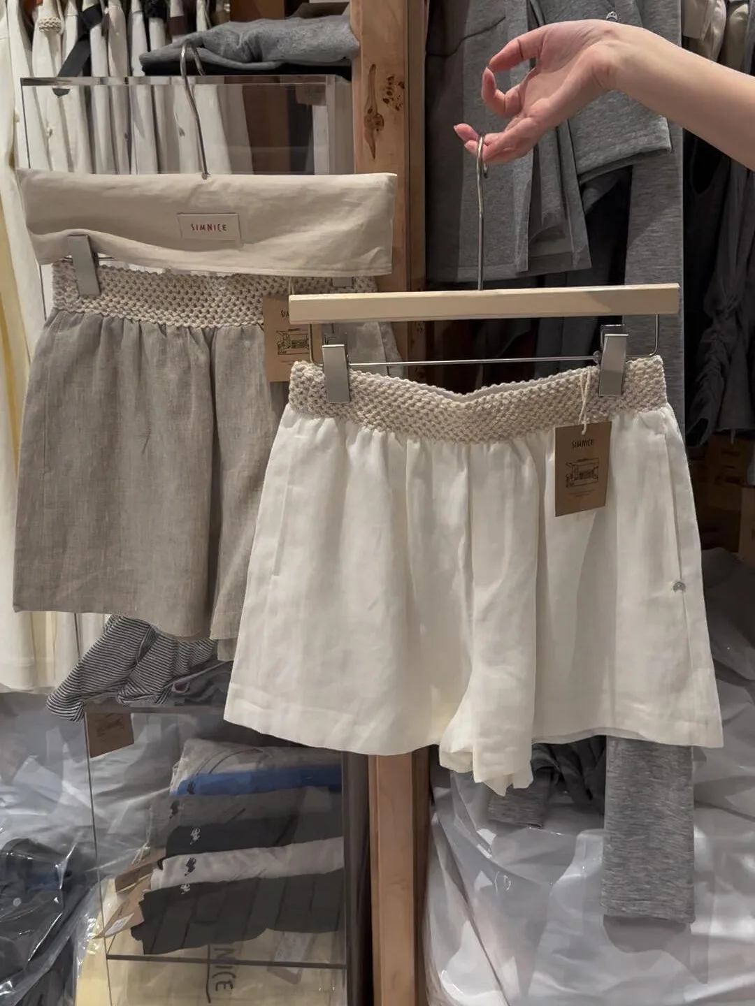 

High Waist Cotton Linen Wide Leg Short Pants Loose Casual Summer New Style Old Money Style Thin Fabric Women's Leisure Trousers