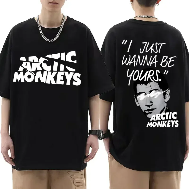 Arctic Monkeys North American Tour T-shirt I Wanna Be Yours Album T Shirts Men's Women Hip Hop Punk Style Gothic Tees Streetwear