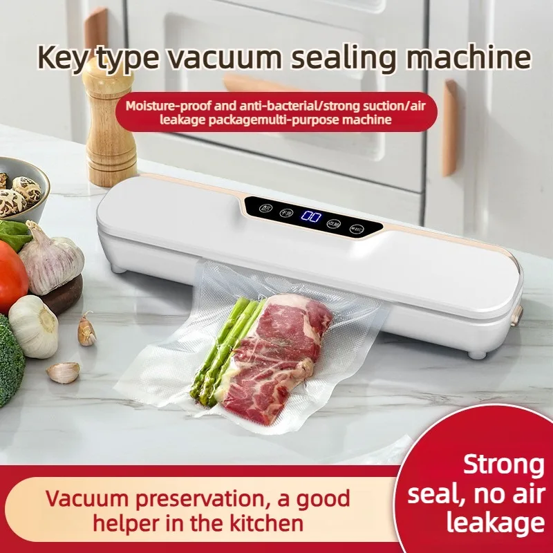 

Household fully automatic vacuum sealing machine,food extension preservation sealing machine, LCD touch vacuum packaging machine