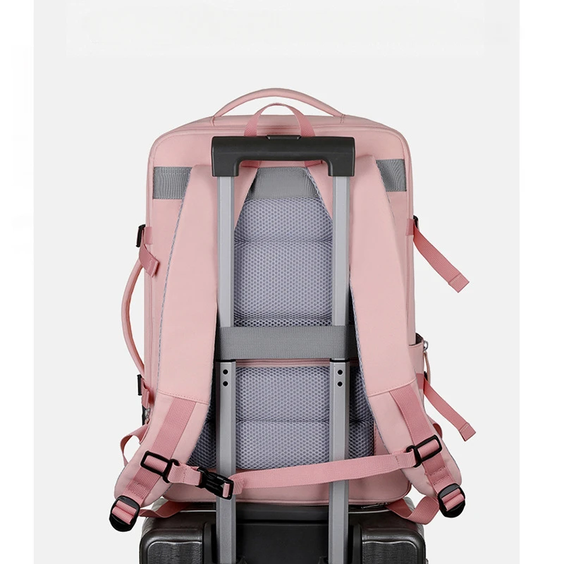 Sac à dos étanche antivol pour ordinateur portable, sac à dos scolaire, sac à dos de voyage et de randonnée, sac à dos Kawaii mignon, taille de cabine, mode, hommes et femmes, 15.6 po