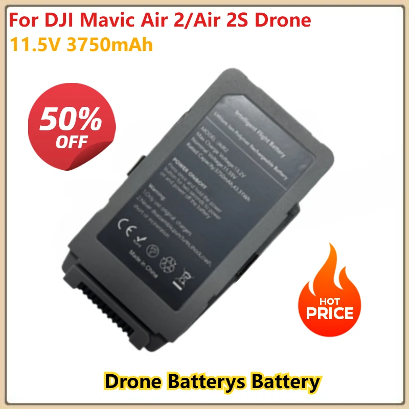 

Intelligent Flight Drone Batterys Battery for DJI Mavic Air 2/Air 2S Drone High-Capacity New Replacement Batteries 11.5V 3750mAh