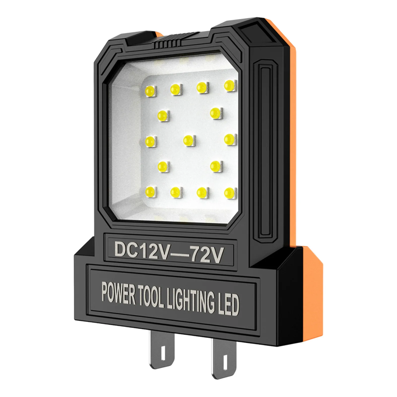 12V-72V LED Long-Lasting Strong Light with 2 Modes Lighting No Battery Super Bright Spotlight 550LM Outdoor Lighting Floodlight