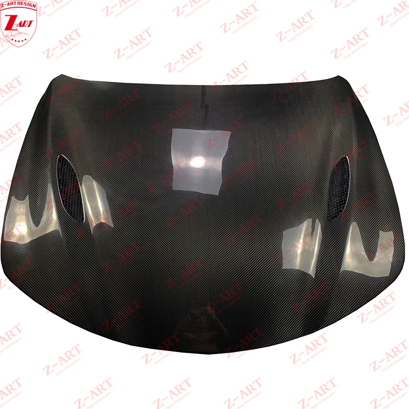 Z-ART For Giulia Dry Carbon Fiber QV Engine Bonnet for Giulia Prepreg Carbon Fiber Engine Hood for Alfa Romeo Giulia 2016+