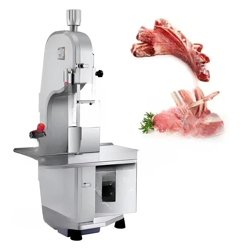 

Electric butcher frozen meat bone saw cutter, chicken beef goat cutter restaurant meat processing