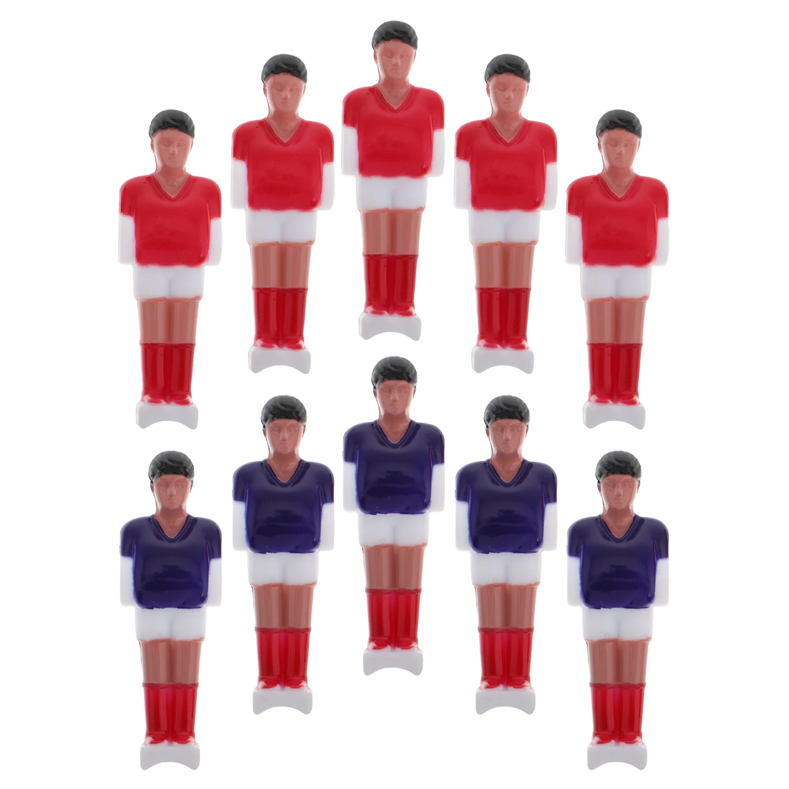 

10 Pcs Foosball Men Mini Soccer Player Table Parts Replacement Figurines Resin Figures