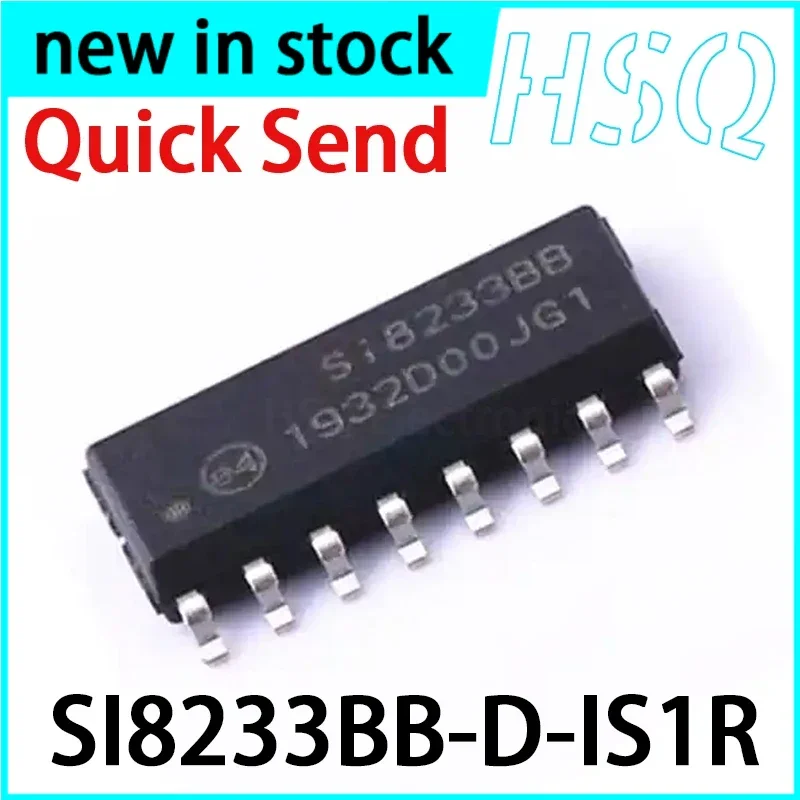 10PCS SI8233BB SI8233BB-D-IS1R Isolation Gate Drive Package SOP-16 New