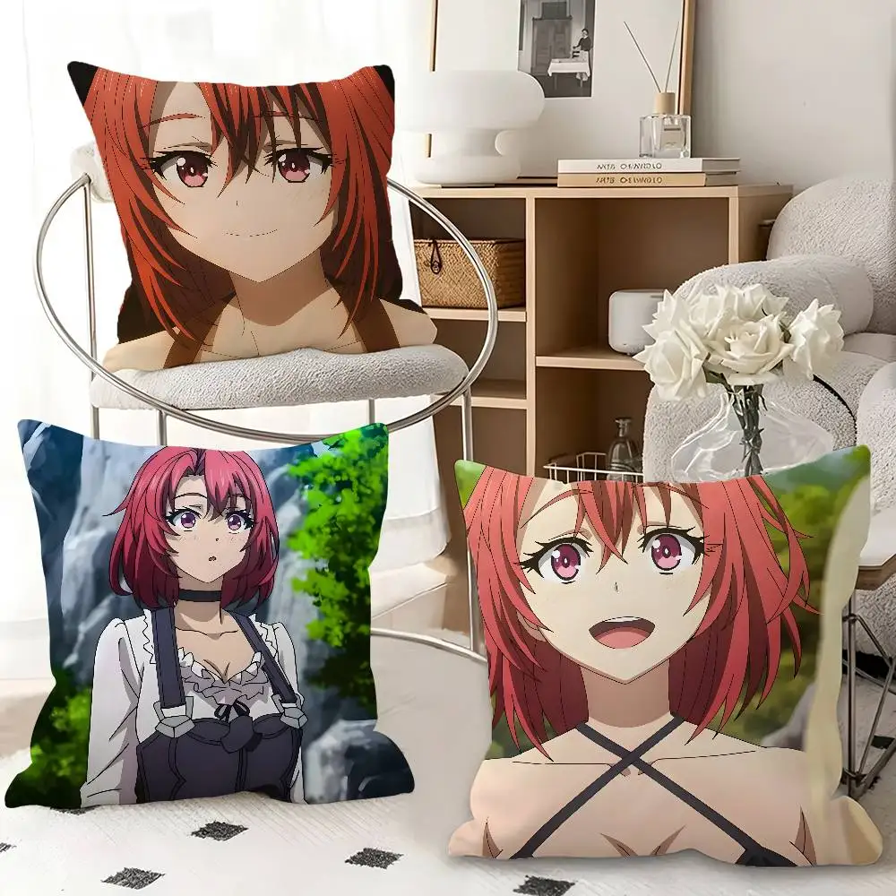 1pc Cow Girl Goblin Slayer Pillow Case Fashion Square Pillowcase Bedroom Sofa Room Ins Decoration Leisure