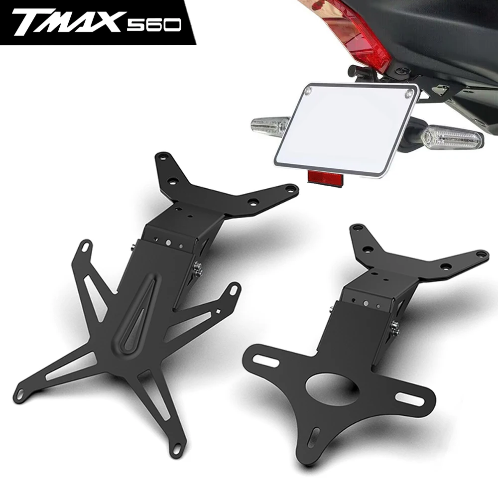 

For YAMAHA TMAX 560 T-MAX 560 2022 2023 2024 TMAX560 Motorcycle License Plate Holder Rear Tail Frame Fender Eliminator Bracket