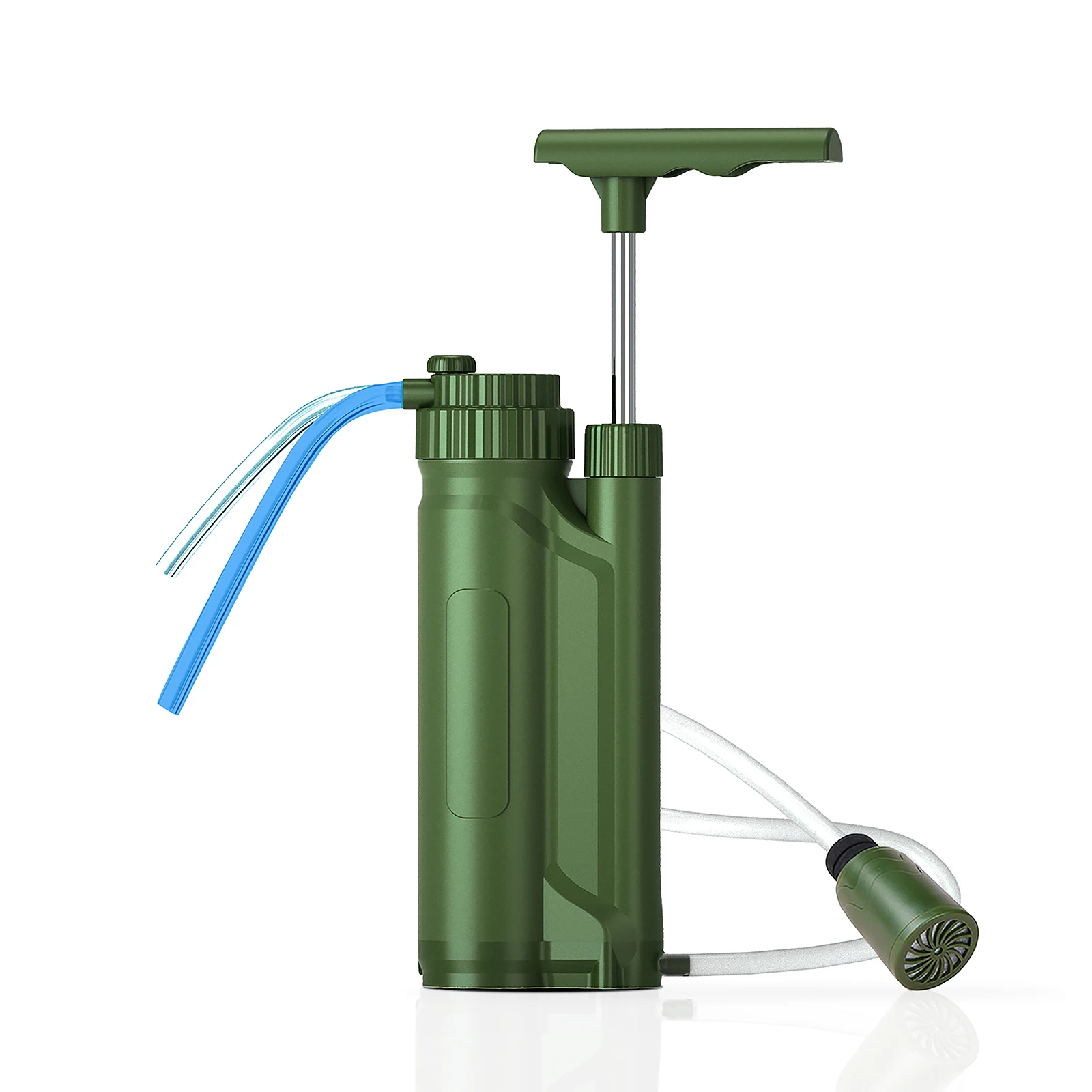 Portable Reverse Osmosis Water Filter Pump Outdoor Water Purification System Survial Gear for Camping Emergency Preparedness