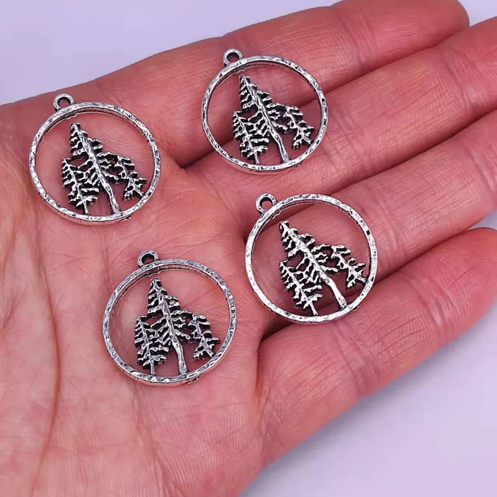 

50 шт. DIY 20*20 мм 6 видов конструкций три подвески на елку, подвеска на елку, Подвеска для женщин и мужчин, аксессуары