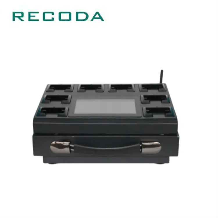 

RECODA Docking station system inbuilt body worn camera charger & update data