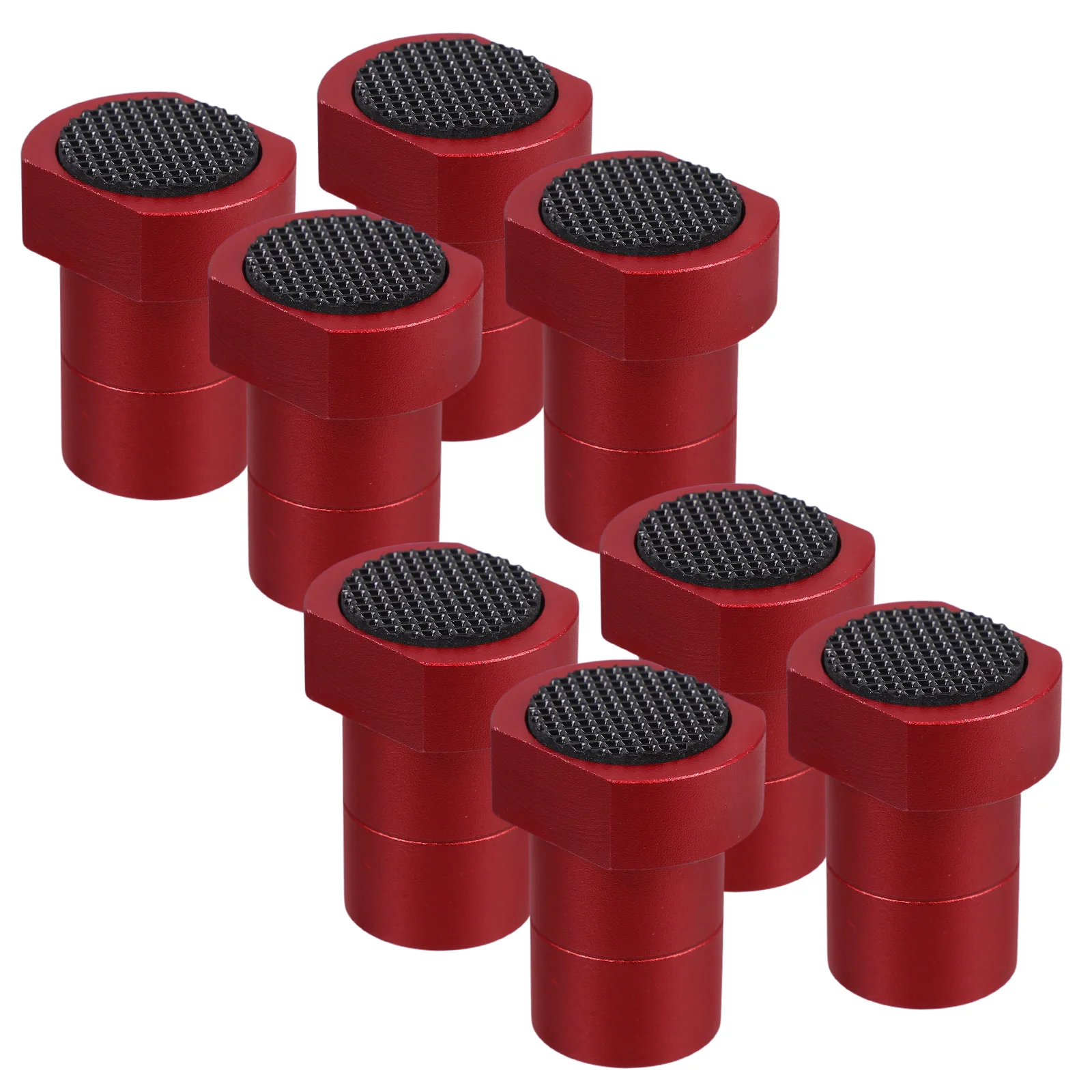 8 Pcs Limit Block Inserts for Dog Holes Planing Plug Woodworking Positioning Stoppers Workbench Dogs Reusable Aluminum Alloy