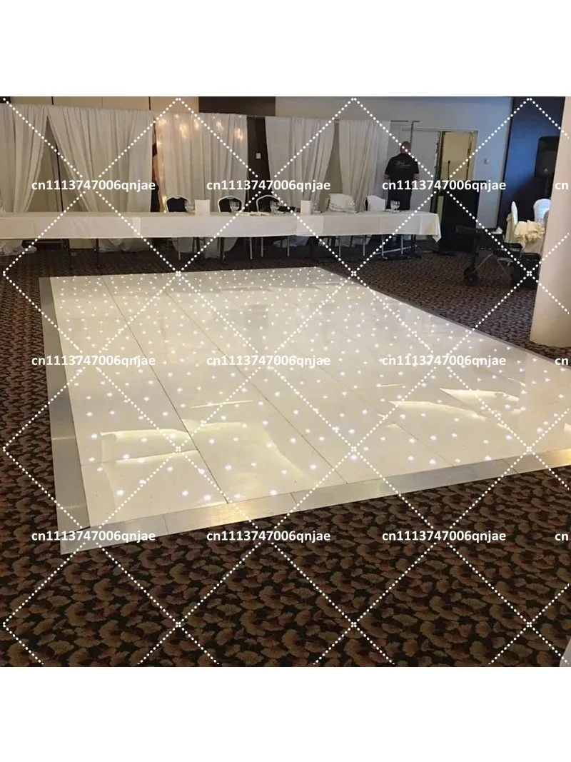 36 LED Dance Floor Tiles for Stage, Wedding, Party, White Light
