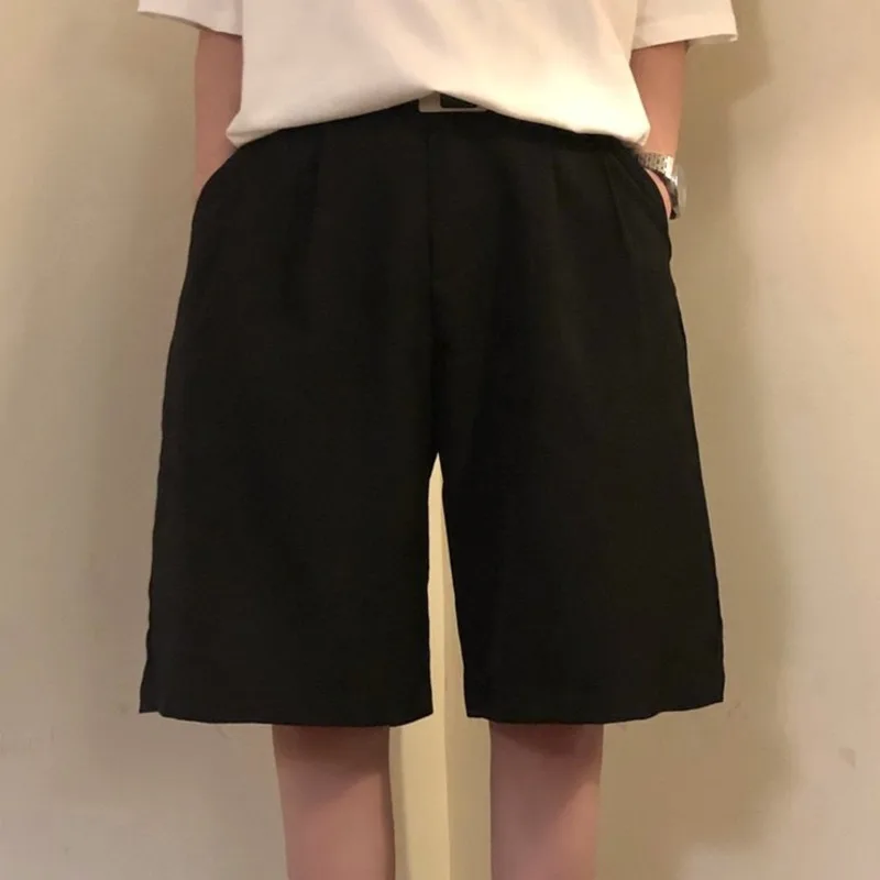 WVGA New Men Tide Summer Japanese Retro Loose Casual American Style Shorts Niche Chic Straight Five-Point Streetwear Ins W18292