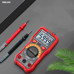 DELIXI New Multi Meter High Precision Intelligent Digital Meter Electrical Maintenance Anti Burn Current and Voltage Meter