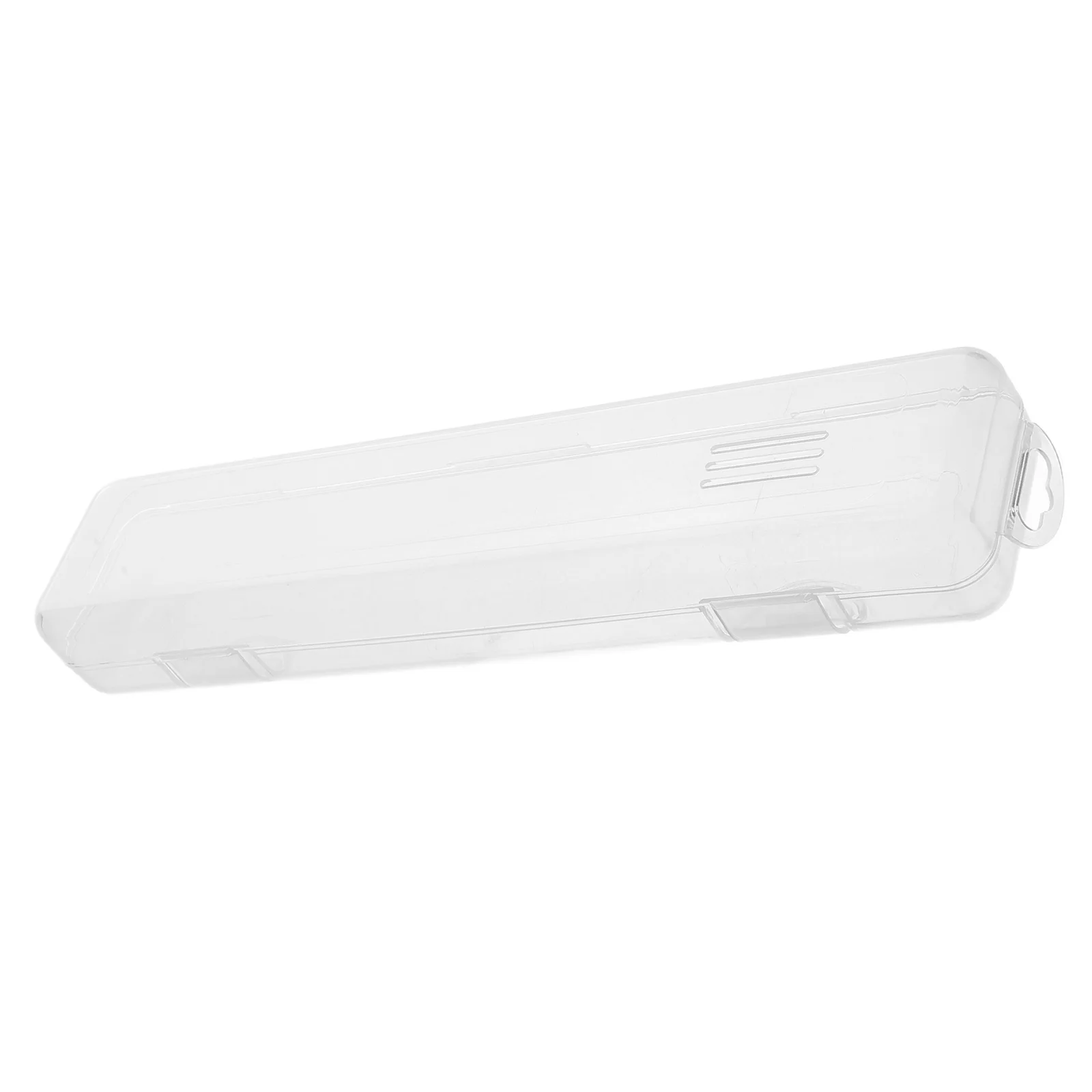 

Transparent Storage Box Toothbrush Holder Travel Container Case With Hook Sturdy Space Saving Wall Mounted For