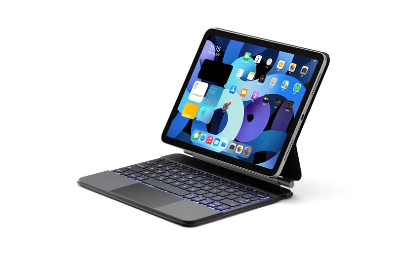 Imagem -04 - Magic Teclado para Funda Ipad Pro 12 Capas 2023 2023 Magic Backlit Teclado para Ipad Pro 129 Capa 2023 2023 Espanhol Coreano