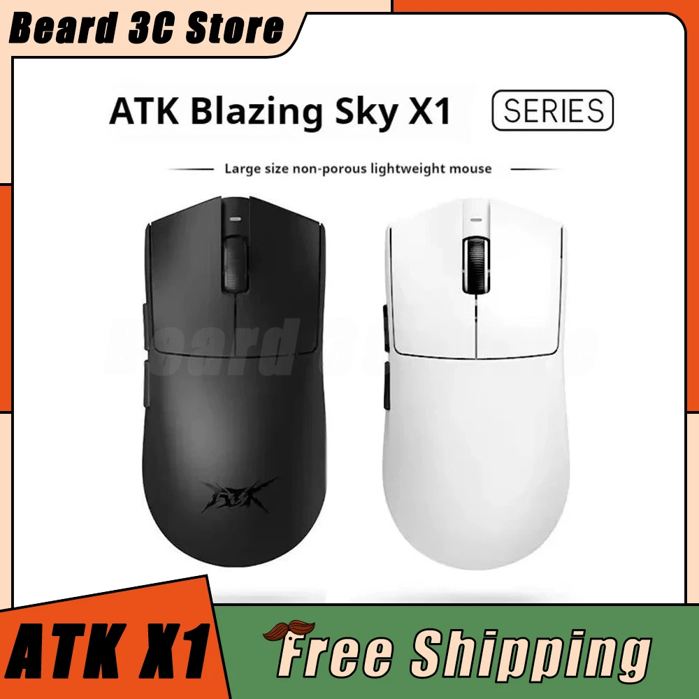 

ATK Blazing Sky X1 Wireless Mouse Three Mode 8K Low Latency E-sports FPS Gaming Mice 3950 Sensor Custom Mouse Pc Gamer