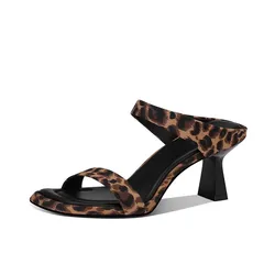Summer New Open Toe Fashion Shoes Ladies Back Strap Heels Block Heel Sandals Womens Shoes