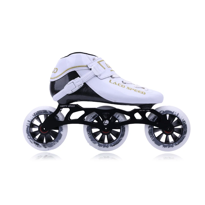 2026/For Professional Children Lightweight Competition Training 3/4-Wheel Inline Speed Skating Shoes PU Wheels Carbon Fiber Shel