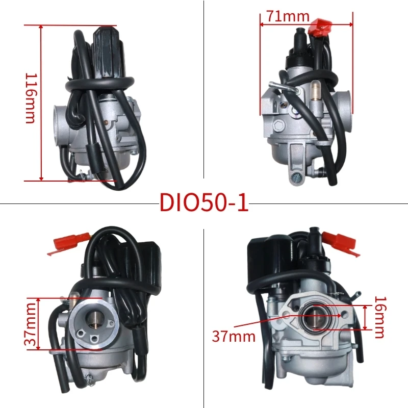 Motorcycle Carburetor For Honda DIO ZX50 50cc AF 34/35 Julio50 LEAD50 TACT50 Kymco Scooter