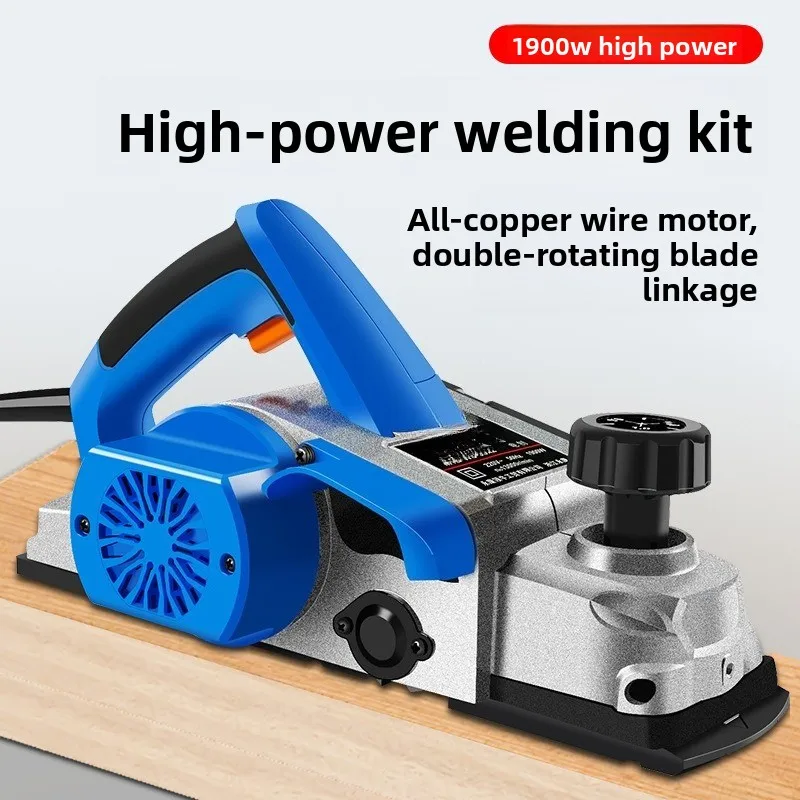 90° Flip Handheld Electric Planer, Household Multifunctional Woodworking Cutting Board Planer