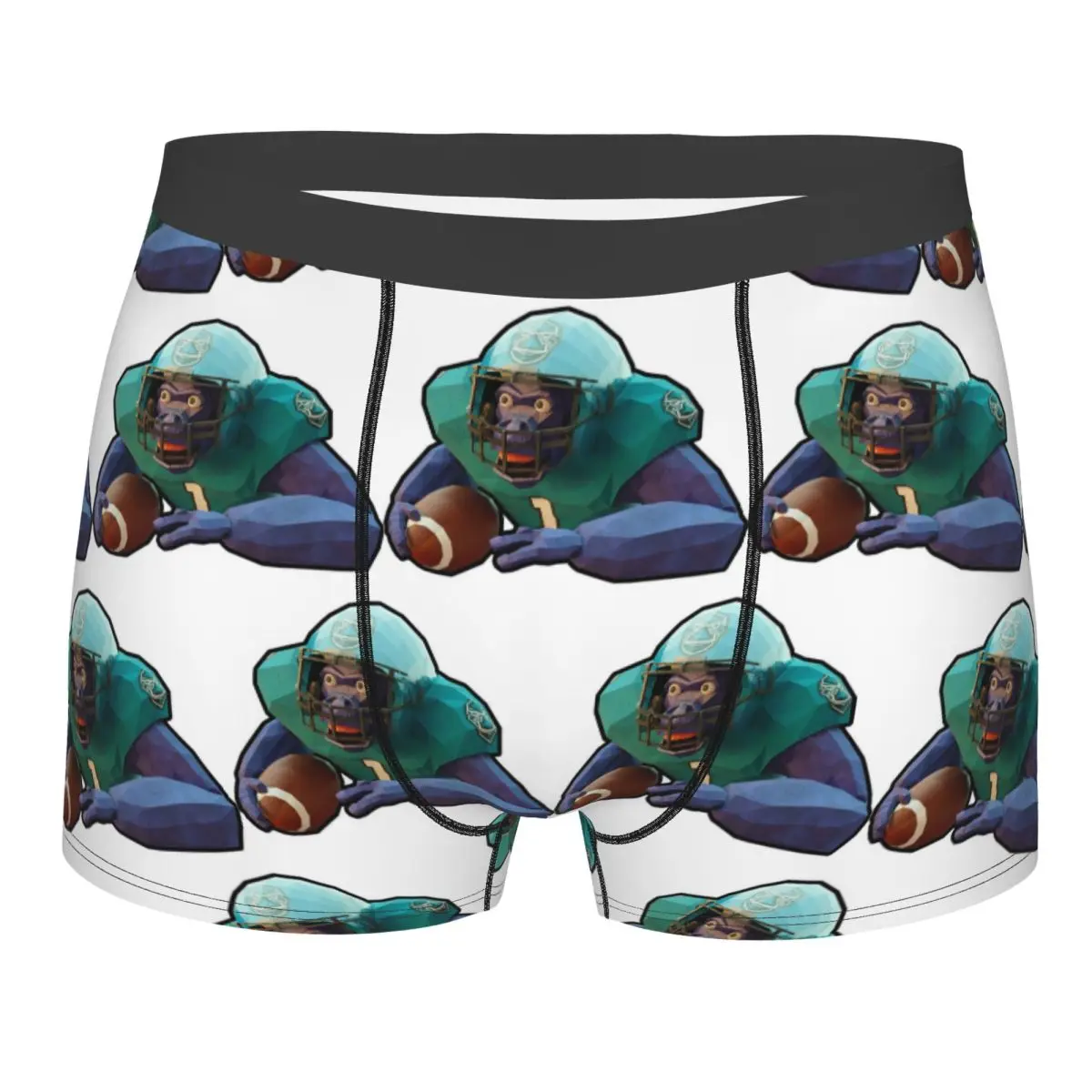 Boxer Underpants Shorts Animal Company VR Game Football Monkey Panties Male Ventilate Underwear for Homme Man Boyfriend Gift