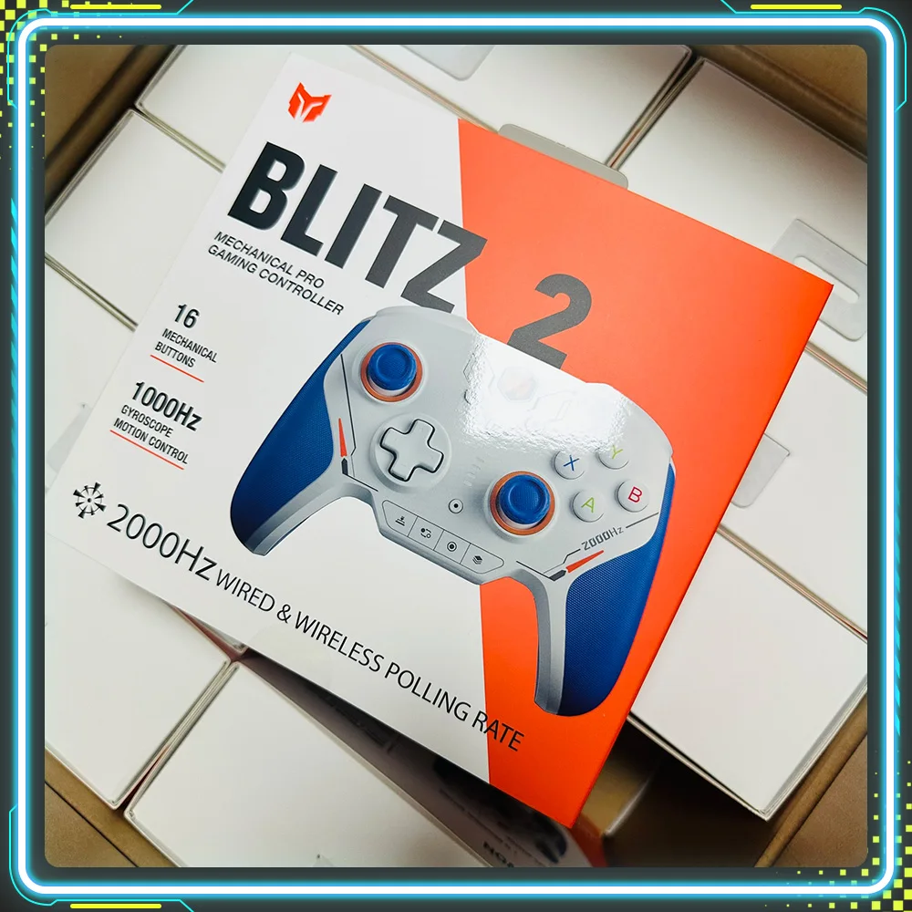 

BIGBIGWON Blitz 2 TMR Star Flash Gaming Handle 2000HZ NS PC Steam Game Wireless Custom Gamepads Controller Gaming Accessory Gift