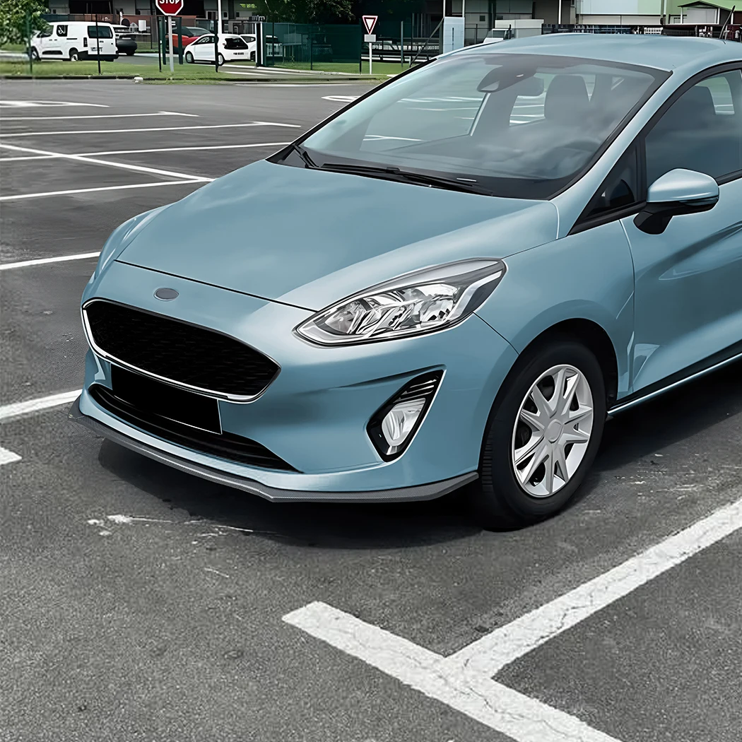 

Car Front Bumper Lip Splitter Diffuser Lip Body Kit For Ford Fiesta MK8 Regular Edition 2018-2021 Car Spoiler Bumper Parts
