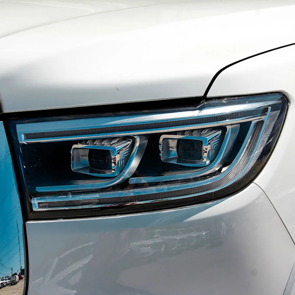 For Great Wall Poer 2019 2020 2021 Car Front Headlight Cover Auto Headlamp Lampshade Lampcover Head Lamp light glass Lens Shell