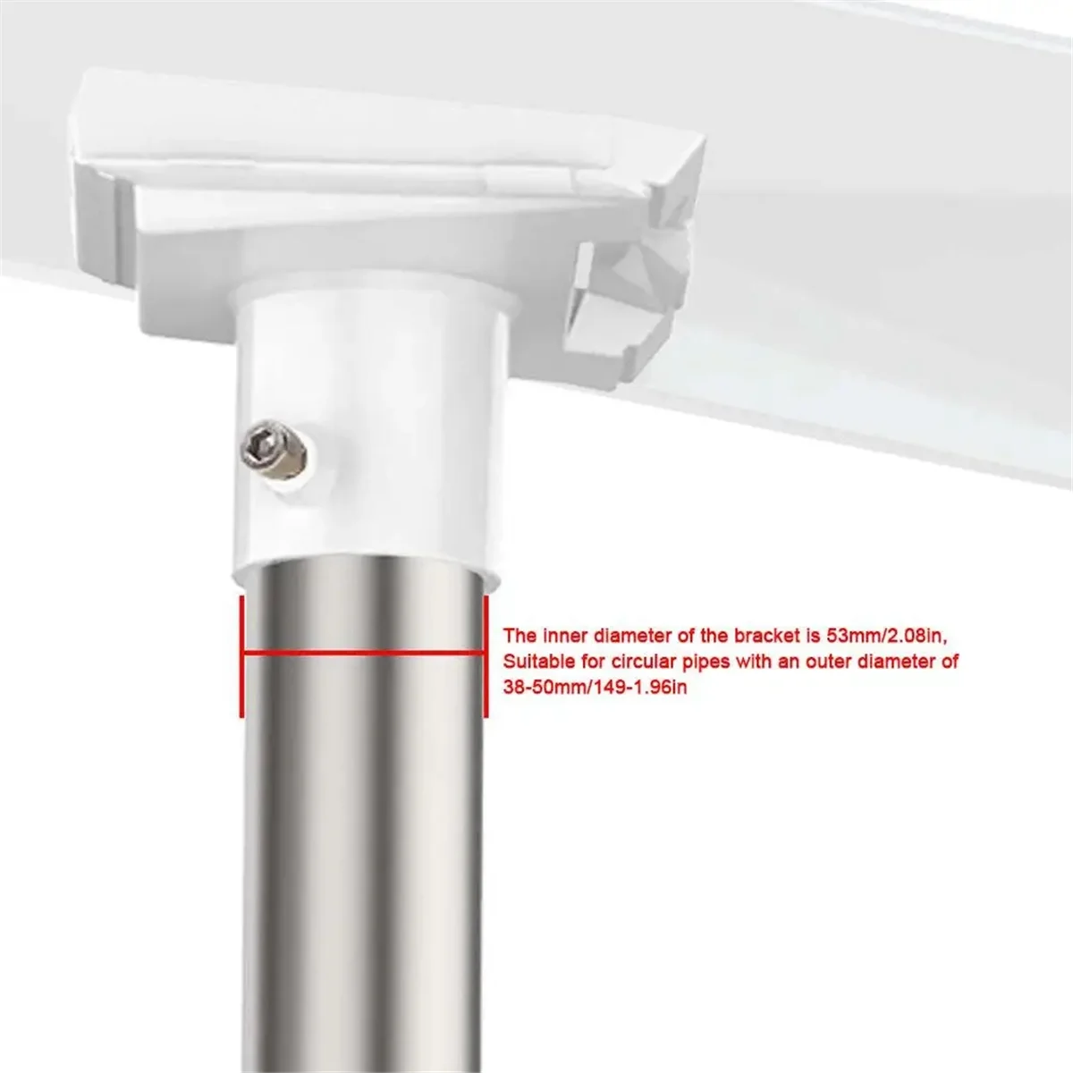 For Starlink Gen3 Pipe Adapter Round Tube Plastic Adapter