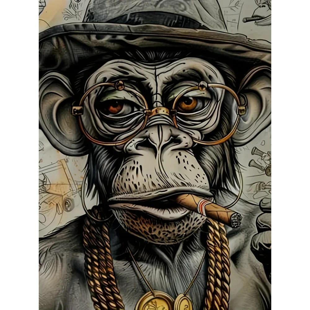 الرجال القرد الجرافيك تي شيرت مطبوع عادية كم قصير طاقم الرقبة المحملة ملابس للرجال الصيف ملابس رياضية في الهواء الطلق رجالي بلايز