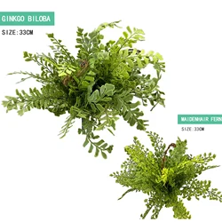 Artificial Fern Leaf Persian Grass Plant Wall Accessories Greening Materials DIY Landscaping Home Hotel Office Decoration