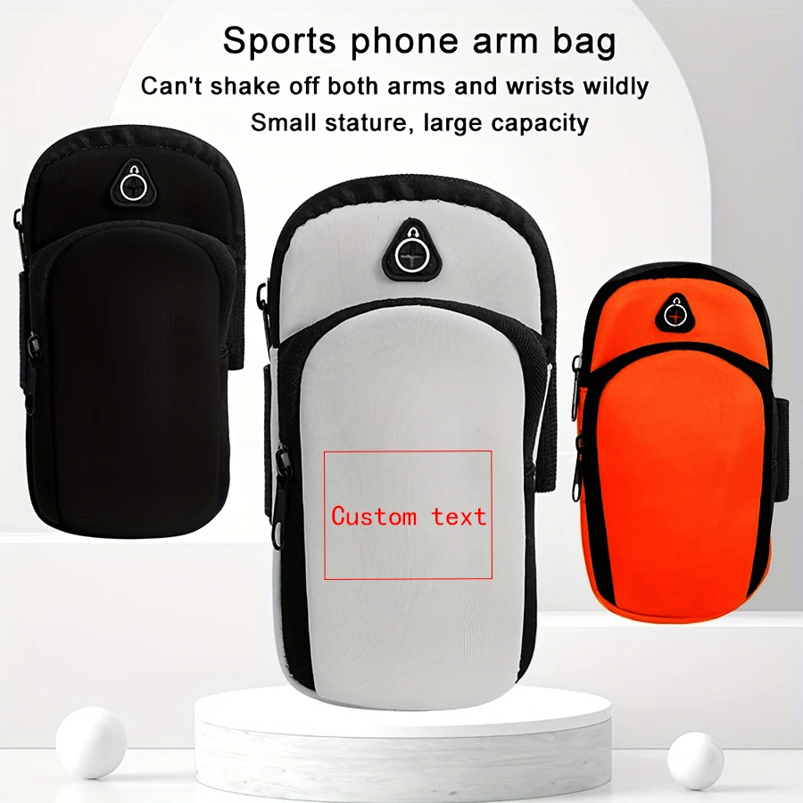 Sports Running Arm Bag, Cycling and Hiking Arm Pouch for Phone, Keys, and Small Change, Fitness Wrist Bag, Sports Phone Arm Slee