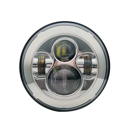 Imagen 2 del producto Faro LED para motocicleta de 7 pulgadas con luz LED antiniebla auxiliar de 4-1/2 ""y 4,5 pulgadas para Harley Touring Electra Glide