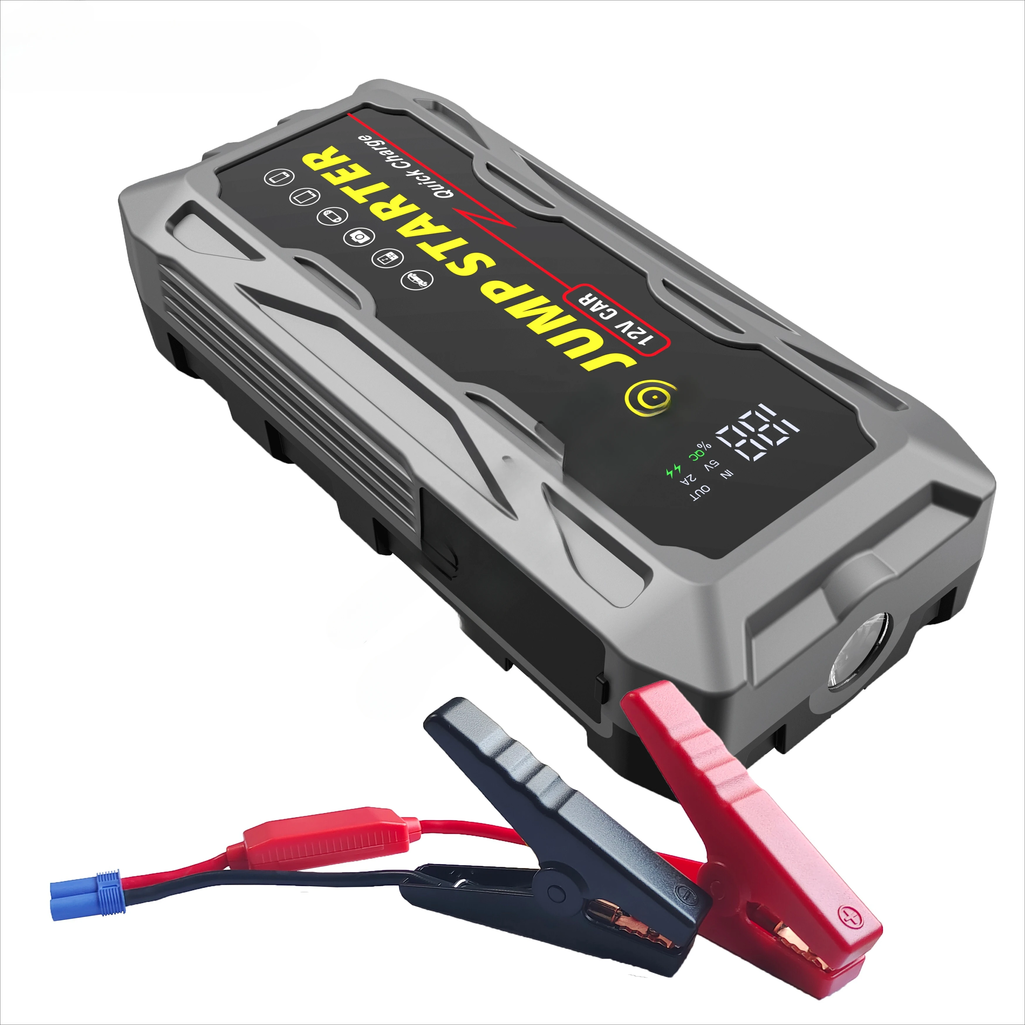 20000mAh High Power Car Jump Starter  Bank / 2000A Multi-Function Portable 12V Lithium Battery