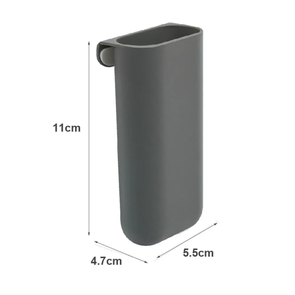 Multifunctional PC Screen Pen Holder Clip-on Plastic Desk Pen Holders Strong Adhesive Rounded Edges Desk Pencil Organizer