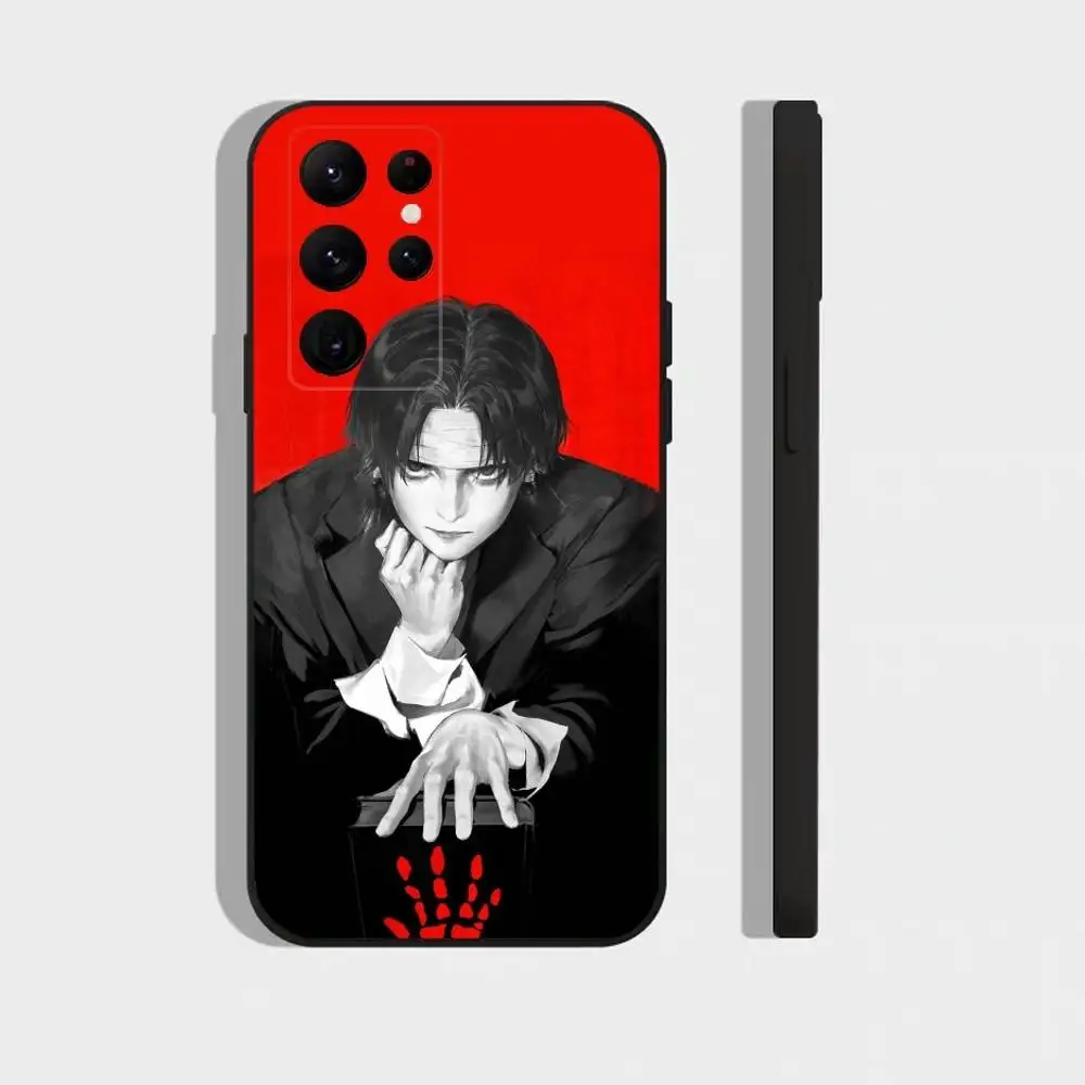 Casing Ponsel Kartun K-Kuroro L-Lucilfer untuk Samsung Galaxy A73,A72,A71,A70,A52,A51 Penutup Hitam Lembut Lainnya