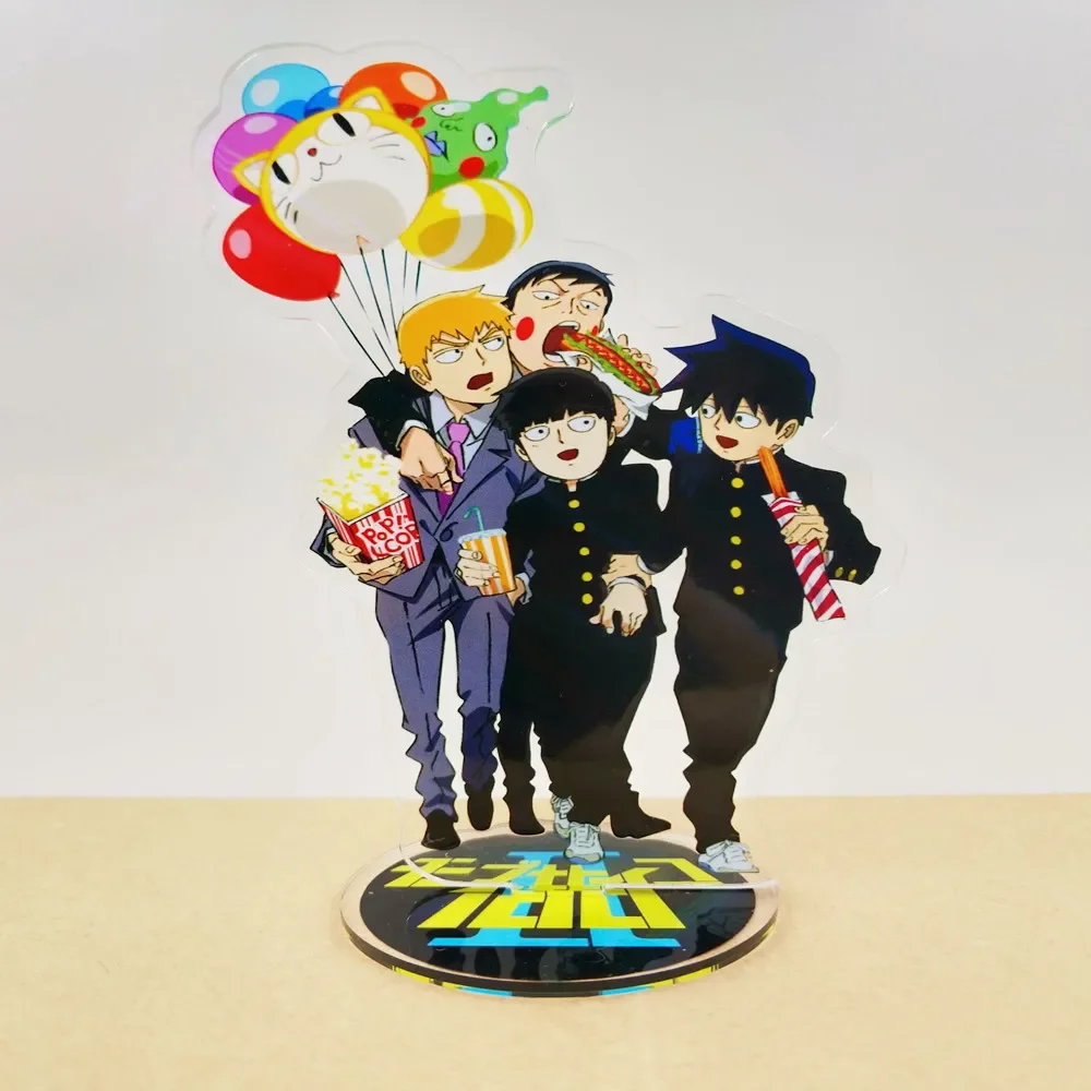 Mob Psycho 100 Mobu Saiko Reigen Arataka Hyaku #A design acrylic standee figurines desk decoration cake topper anime