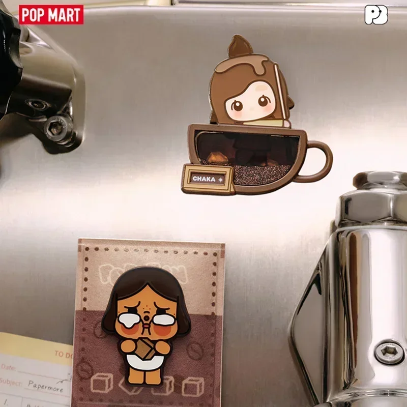 

POP MART Bubble Mengli Coffee Factory Series Refrigerator Sticker Blind Box Cute Figure Mystery Box Desktop Ornaments Gift Girl
