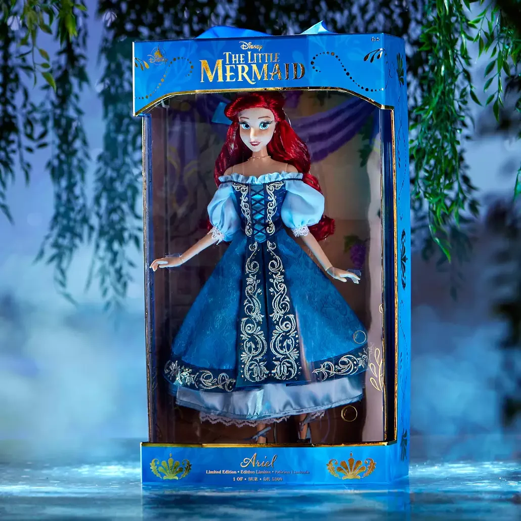 Disney The Little Mermaid Ariel 35th Anniversary Limited Edition Doll 2024 New Fashion Deluxe Collectible Doll New Year's Gifts