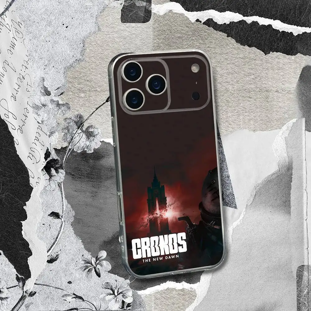 C-Cronos The New Dawn  Phone Case For iPhone 17,16,15,14,13,12,11 Pro,Max,Plus,X,XS,XR,SE4,E Mini Transparent Soft Cover