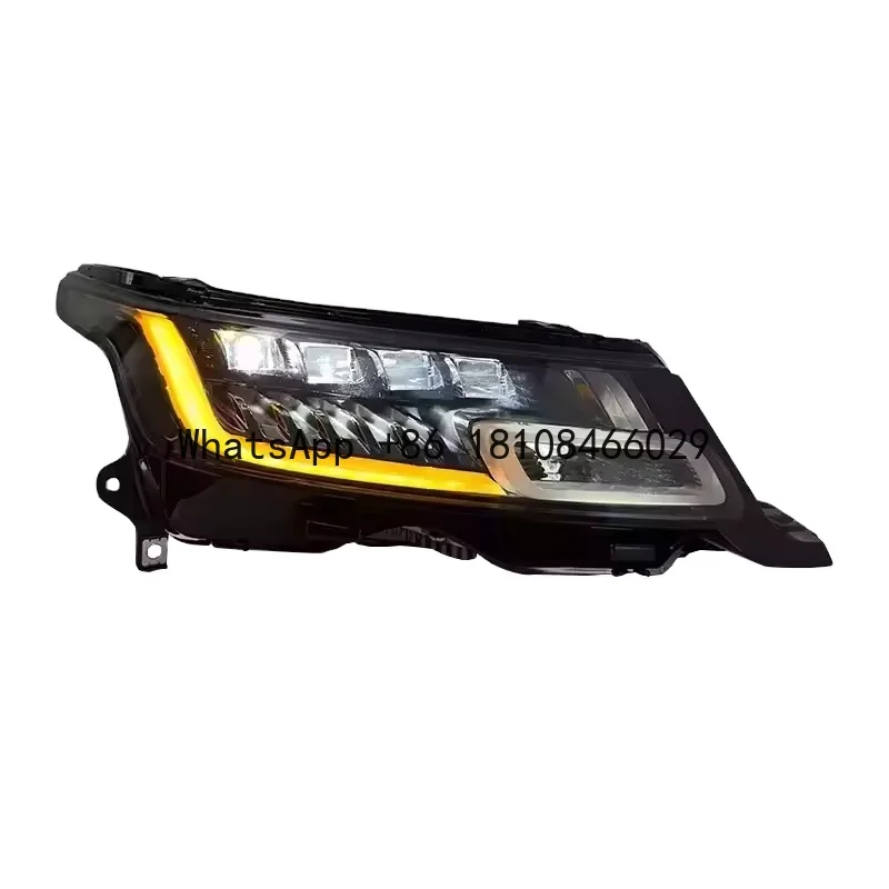 نمط جديد رئيس مصباح ل رينج روفر سبورت 4 عدسة المصابيح الأمامية الجمعية رواج 2018-2022 رئيس ضوء عالية منخفضة شعاع عكس إشارة