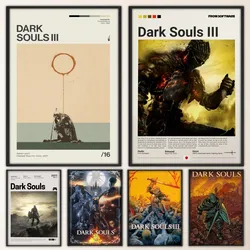 Dark Souls Game Art Poster Prints Wall Painting Bedroom Living Room Wall Bar Restaurant Sticker Small