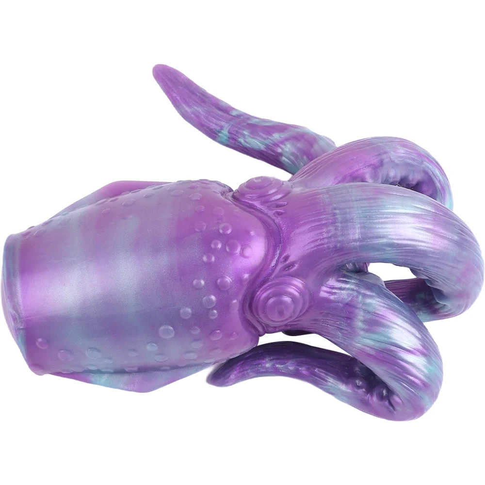 GEEBA Octopus Silicone Male Penis Stroker With Tentacle Anal Plug Lifelike Animal Men's Masturbator Pocket Pussy Realistic Toys