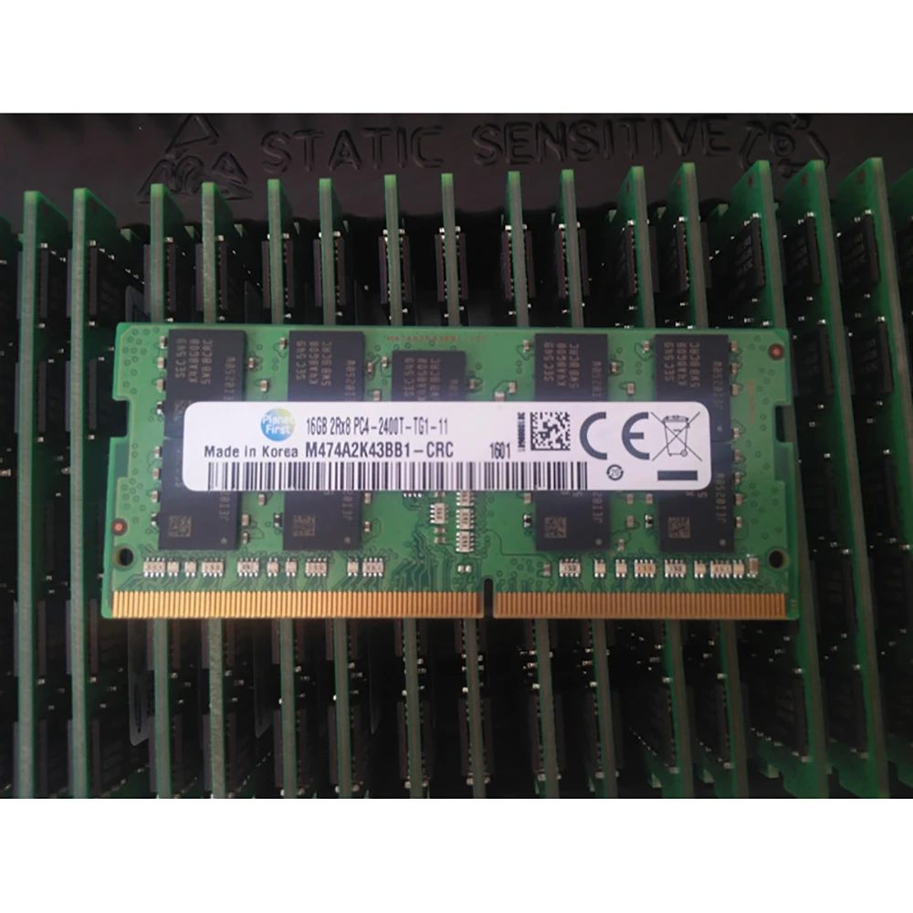 Imagem -03 - Memória Notebook para Samsung 16gb 2rx8 Ddr4 2400 Ecc So-dimm M474a2k43bb1-cr 16gb