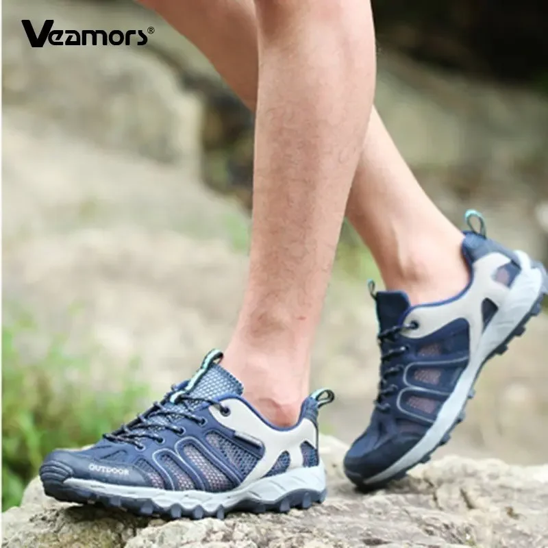 Trekking Hiking Shoes Women Men Climbing Outdoor Sports Breathable Damping Durable Non Slip Unisex Sneakers High Quality