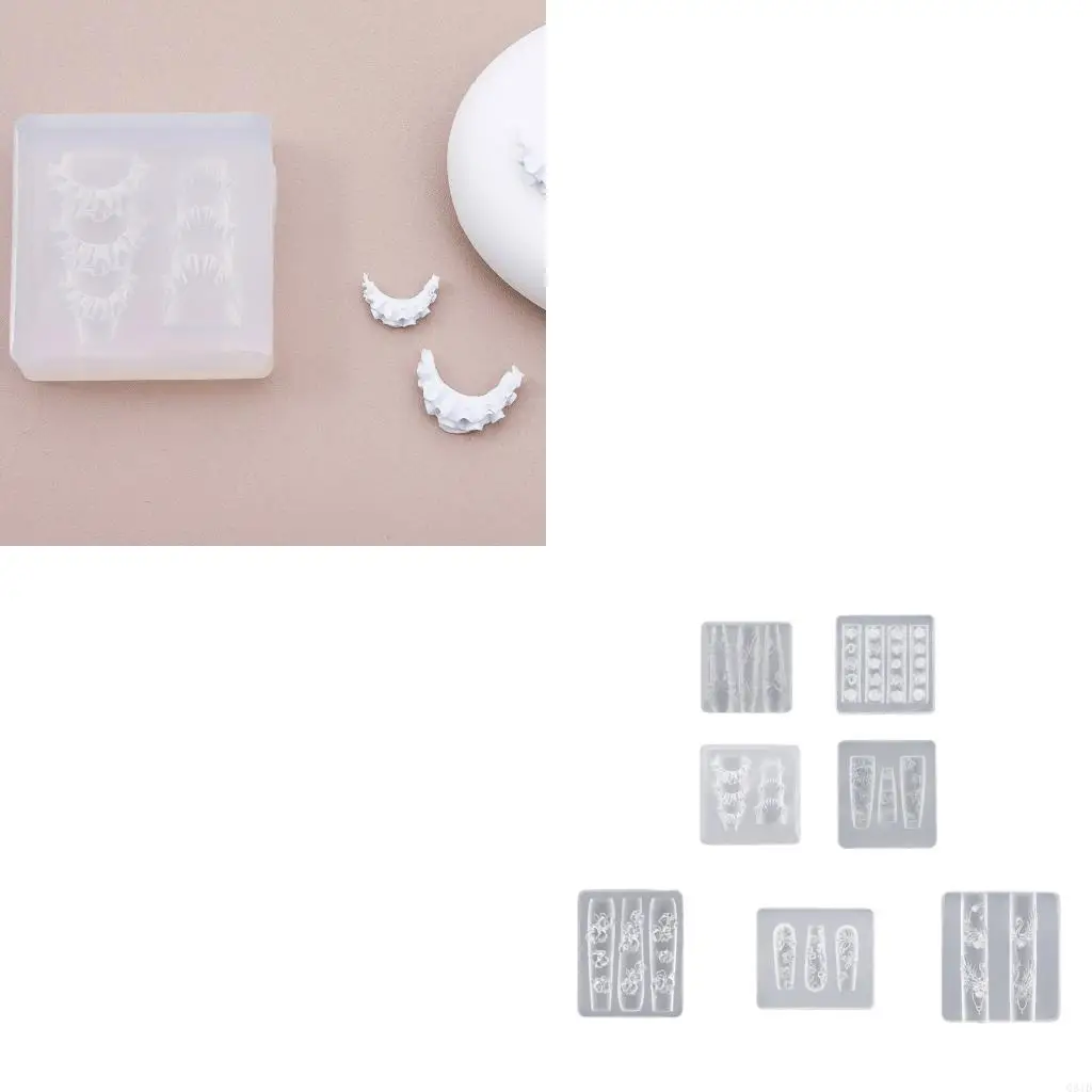 قالب نحت فن الأظافر لإنشاء أنماط تزيين عملية منقوشة