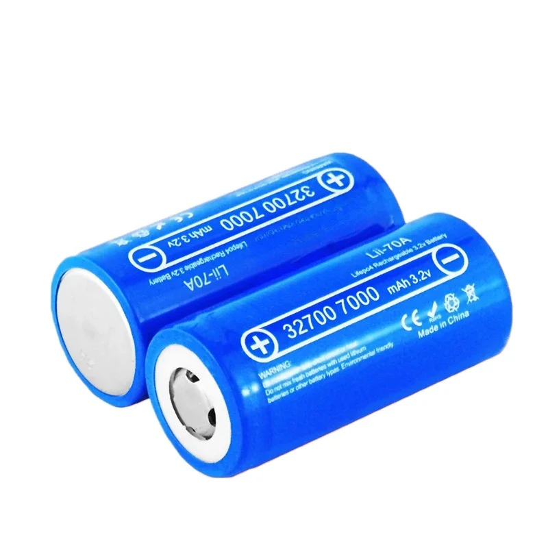 For Backup Power Flashlight LiitoKala Lii-70A 3.2v 32700 7000mAh Lifepo4 Rechargeable Battery Cell 5C Discharge Battery